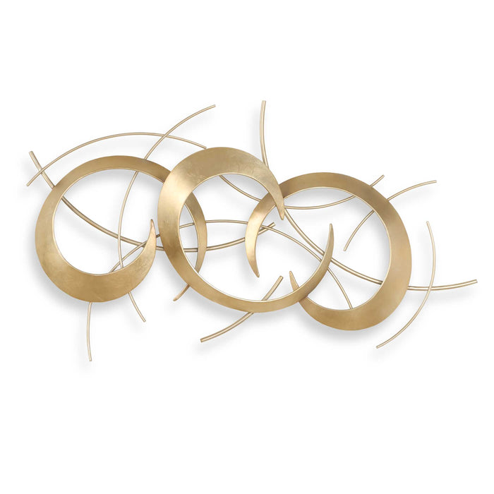 Motivate Wall Art Antique Gold And Warm Silver-Home Accents-Uttermost-Lighting Design Store