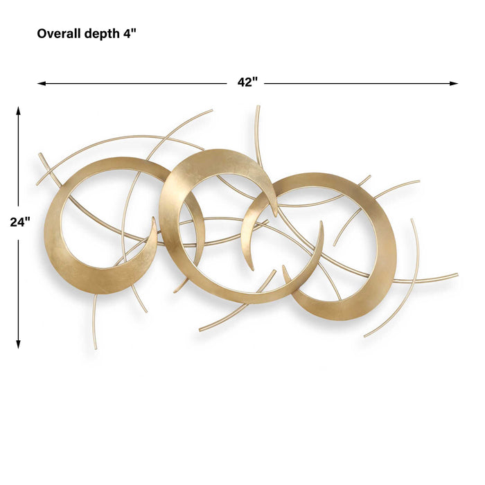 Motivate Wall Art Antique Gold And Warm Silver-Home Accents-Uttermost-Lighting Design Store