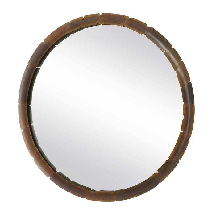 Auger Mirror Aged Rust Bronze-Mirrors-Uttermost-Lighting Design Store