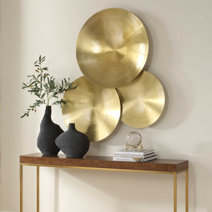 Cymbalic Wall Art Brass-Home Accents-Uttermost-Lighting Design Store
