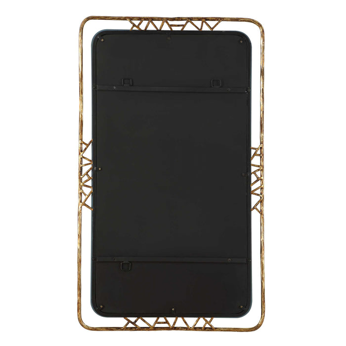 Tahoma Mirror Antiqued Gold-Mirrors-Uttermost-Lighting Design Store