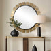 Toluca Mirror Antique Brass-Mirrors-Uttermost-Lighting Design Store