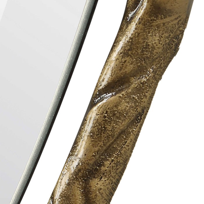 Twisted Branch Mirror Antiqued Gold-Mirrors-Uttermost-Lighting Design Store