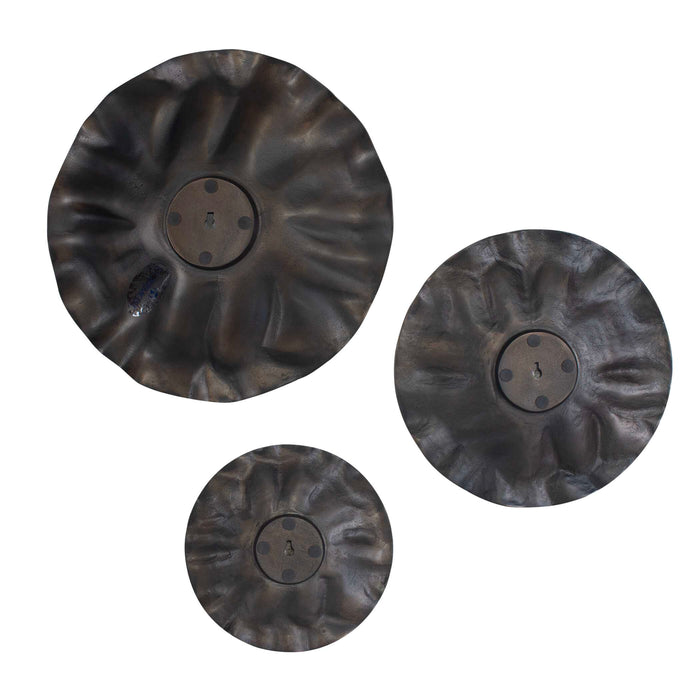 Peonia Wall Art Golden Dark Bronze-Home Accents-Uttermost-Lighting Design Store