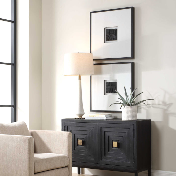 Origins Shadow Boxes Set/2 Dark Bronze-Home Accents-Uttermost-Lighting Design Store