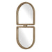 Jacques Mirror Antiqued Gold-Mirrors-Uttermost-Lighting Design Store