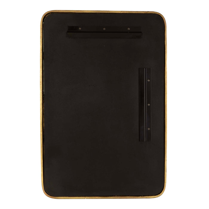 Vestry Mirror Antique Brass-Mirrors-Uttermost-Lighting Design Store