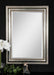 Stuart Silver Mirror Metallic Silver Leaf w/Light Gray Glaze-Mirrors/Pictures-Uttermost-Lighting Design Store