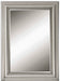 Stuart Silver Mirror Metallic Silver Leaf w/Light Gray Glaze-Mirrors/Pictures-Uttermost-Lighting Design Store