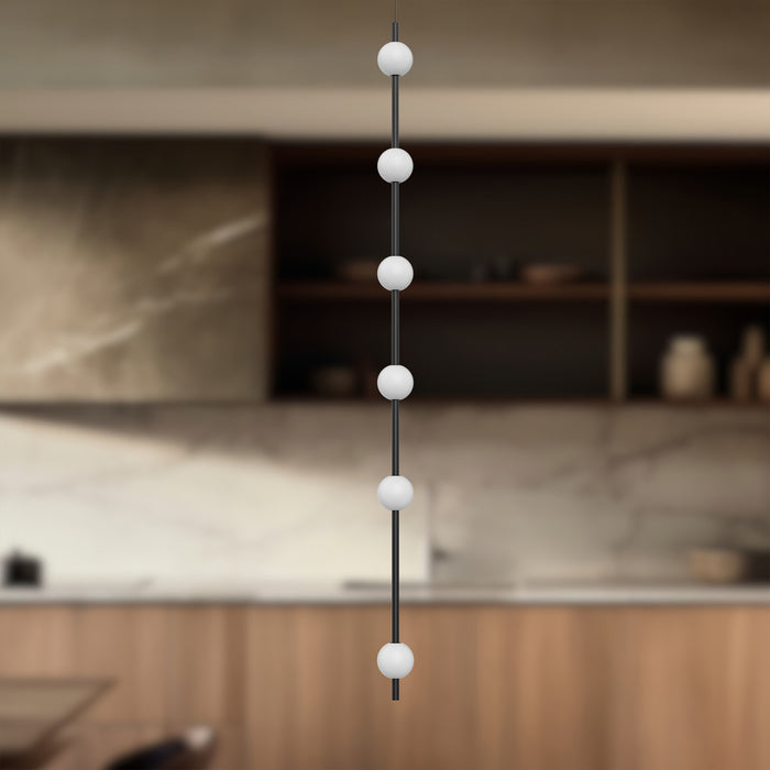 Misaki LED Pendant Black-Pendants-Kuzco Lighting-Lighting Design Store