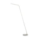 Miter LED Floor Lamp Brushed Nickel-Lamps-Kuzco Lighting-Lighting Design Store