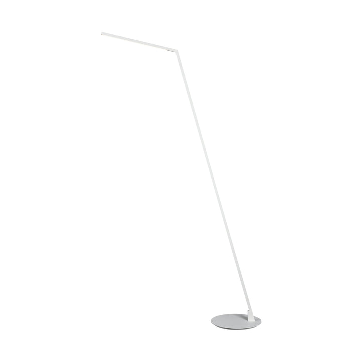 Miter LED Floor Lamp White-Lamps-Kuzco Lighting-Lighting Design Store