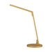 Miter LED Desk Lamp Brushed Gold-Lamps-Kuzco Lighting-Lighting Design Store