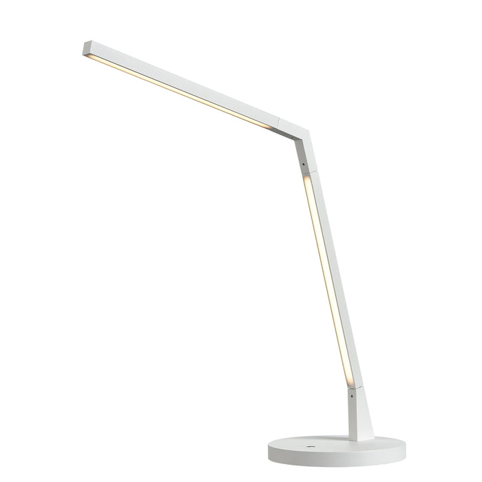 Miter LED Table Lamp White-Lamps-Kuzco Lighting-Lighting Design Store