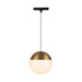 Monae LED Pendant Brushed Gold-Track-Kuzco Lighting-Lighting Design Store
