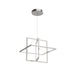 Mondrian LED Pendant Brushed Nickel-Foyer/Hall Lanterns-Kuzco Lighting-Lighting Design Store