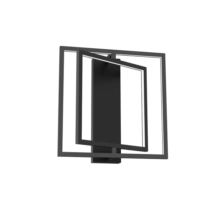Mondrian LED Semi-Flush Mount Black-Semi-Flush Mts.-Kuzco Lighting-Lighting Design Store