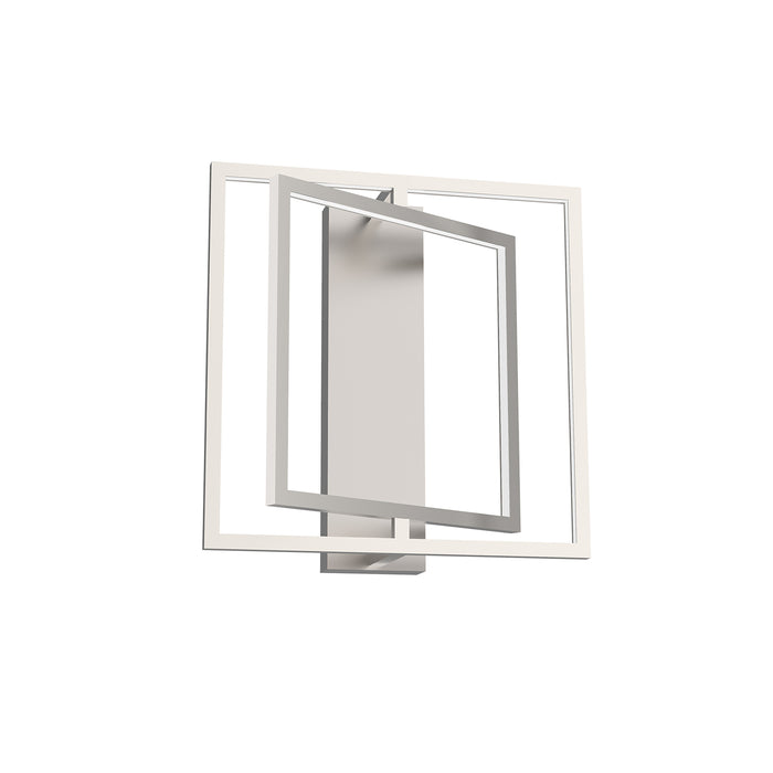 Mondrian LED Semi-Flush Mount Brushed Nickel-Semi-Flush Mts.-Kuzco Lighting-Lighting Design Store