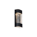 Moondew LED Exterior Wall Sconce Black-Exterior-Kuzco Lighting-Lighting Design Store