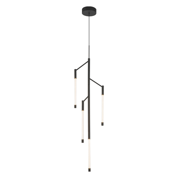 Motif LED Pendant Black-Pendants-Kuzco Lighting-Lighting Design Store