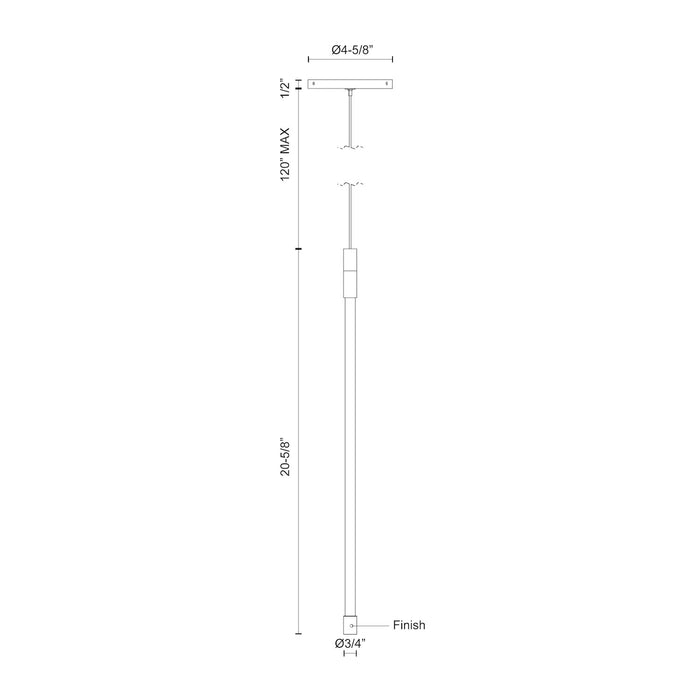 Motif LED Pendant Brushed Gold-Mini Pendants-Kuzco Lighting-Lighting Design Store