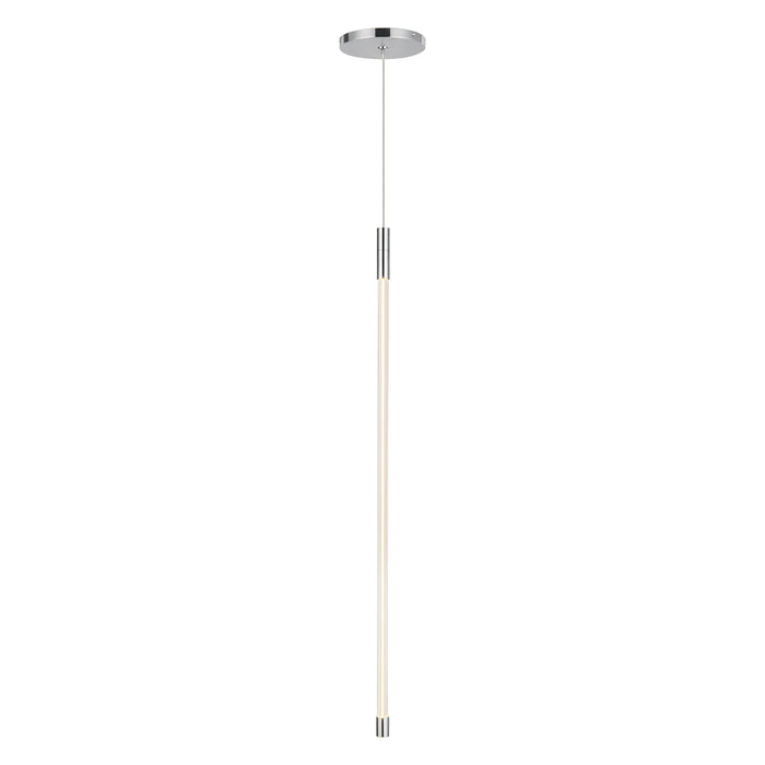 Motif LED Pendant Chrome-Mini Pendants-Kuzco Lighting-Lighting Design Store