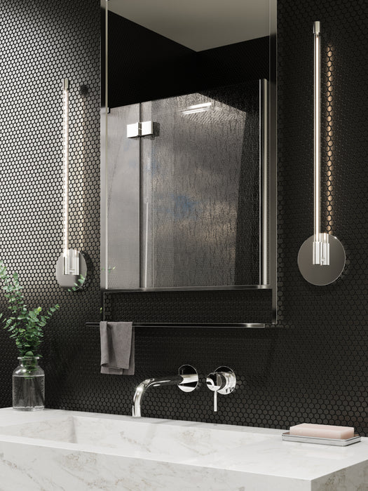 Motif LED Wall Sconce Chrome-Sconces-Kuzco Lighting-Lighting Design Store