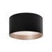 Mousinni LED Flush Mount Black-Flush Mounts-Kuzco Lighting-Lighting Design Store