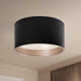 Mousinni LED Flush Mount Black-Flush Mounts-Kuzco Lighting-Lighting Design Store