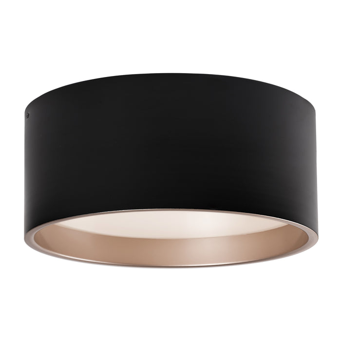 Mousinni LED Flush Mount Black-Flush Mounts-Kuzco Lighting-Lighting Design Store