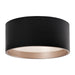 Mousinni LED Flush Mount Black-Flush Mounts-Kuzco Lighting-Lighting Design Store