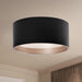 Mousinni LED Flush Mount Black-Flush Mounts-Kuzco Lighting-Lighting Design Store