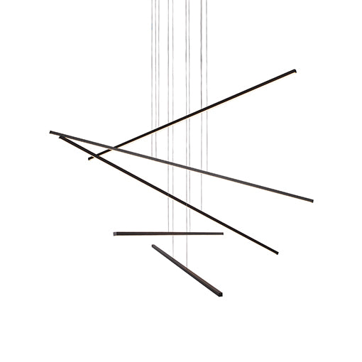 Vega Minor LED Pendant Black-Pendants-Kuzco Lighting-Lighting Design Store