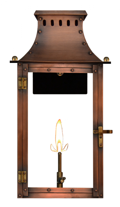 Coppersmith - MS16G - Market Street 16" Gas Outdoor Lantern - Copper