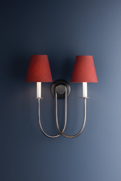 Midtown Two Light Wall Sconce Old Bronze-Sconces-Hudson Valley-Lighting Design Store