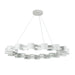 Nami LED Chandelier Antique White-Pendants-Kuzco Lighting-Lighting Design Store