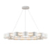 Nami LED Chandelier Antique White-Pendants-Kuzco Lighting-Lighting Design Store