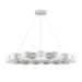 Nami LED Chandelier Antique White-Pendants-Kuzco Lighting-Lighting Design Store