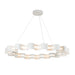 Nami LED Chandelier Antique White-Pendants-Kuzco Lighting-Lighting Design Store