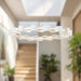 Nami LED Chandelier Antique White-Pendants-Kuzco Lighting-Lighting Design Store