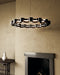 Nami LED Chandelier Gloss Black-Pendants-Kuzco Lighting-Lighting Design Store
