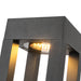 Napa LED Exterior Bollard Black-Landscape Ltg.-Kuzco Lighting-Lighting Design Store