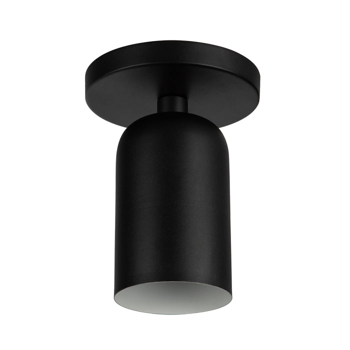 Nola One Light Semi-Flush Mount Black-Semi-Flush Mts.-Kuzco Lighting-Lighting Design Store
