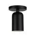 Nola One Light Semi-Flush Mount Black-Semi-Flush Mts.-Kuzco Lighting-Lighting Design Store
