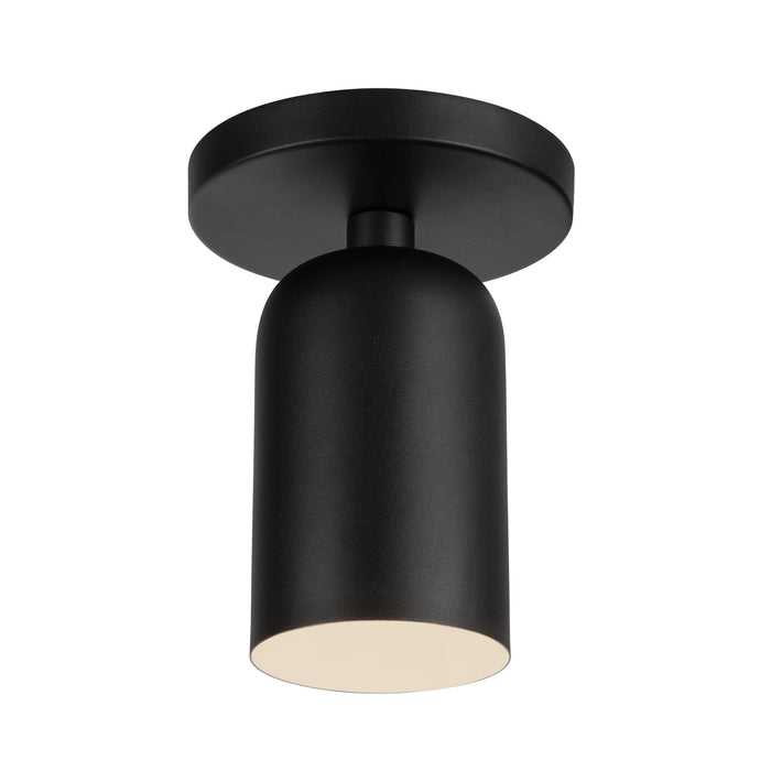 Nola One Light Semi-Flush Mount Black-Semi-Flush Mts.-Kuzco Lighting-Lighting Design Store