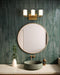 Nola Three Light Vanity Brushed Gold/Glossy Opal Glass-Bathroom Fixtures-Kuzco Lighting-Lighting Design Store