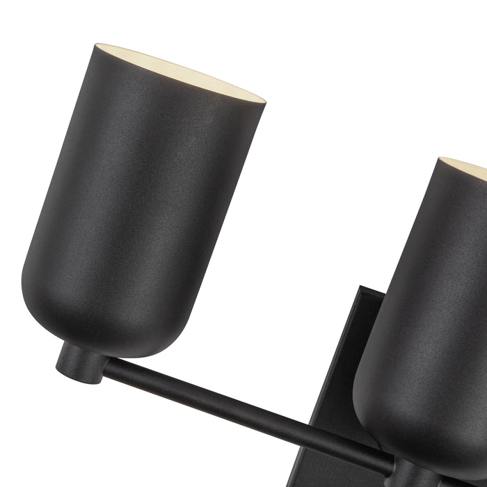 Nola Five Light Vanity Black-Bathroom Fixtures-Kuzco Lighting-Lighting Design Store