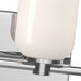 Nola Five Light Vanity Chrome/Glossy Opal Glass-Bathroom Fixtures-Kuzco Lighting-Lighting Design Store