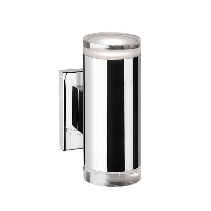 Norfolk LED Wall Sconce Chrome-Sconces-Kuzco Lighting-Lighting Design Store