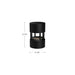 Novato LED Exterior Bollard Black-Landscape Ltg.-Kuzco Lighting-Lighting Design Store